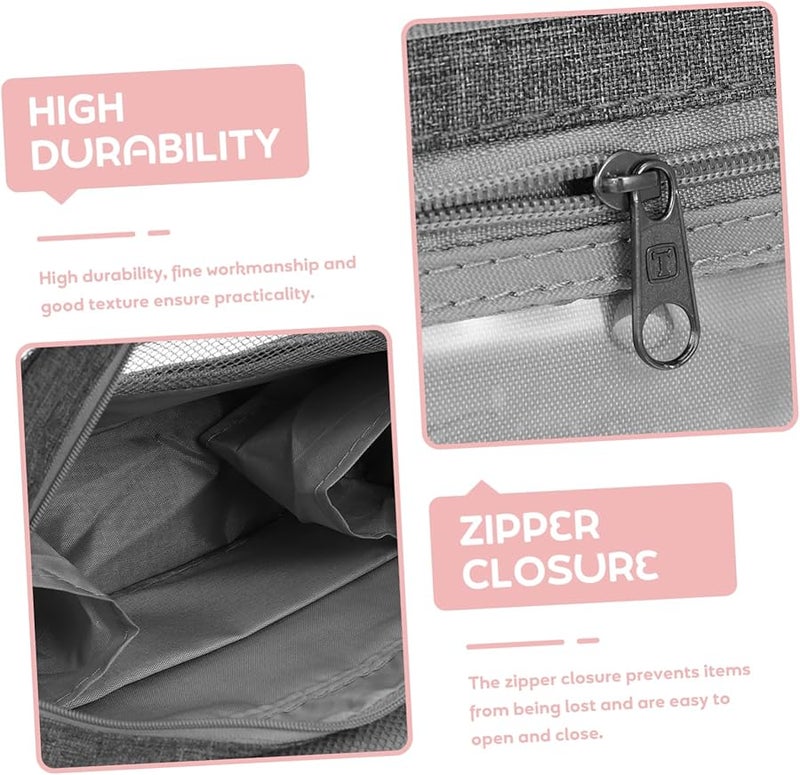 Veemoon Large Capacity Waterproof Hanging Toiletry Bag For Travel Men And Women - Image 3